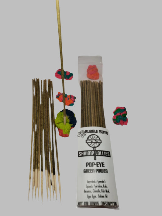 Shrimp Lollie - Combo Pack 60 ct & holder (30 Un-Beet-Able + 30 Pop Eye)